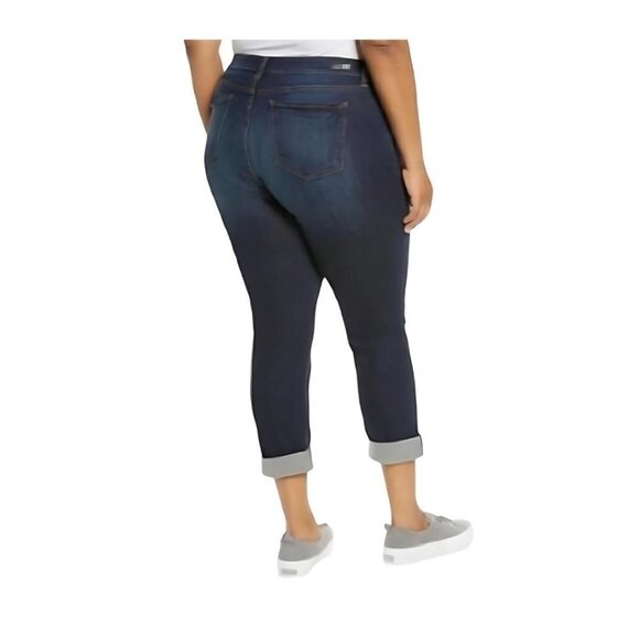 Kut From The Kloth Womens Dark Wash High Rise Boyfriend Jeans Plus Sz 12 W New - Picture 2 of 10